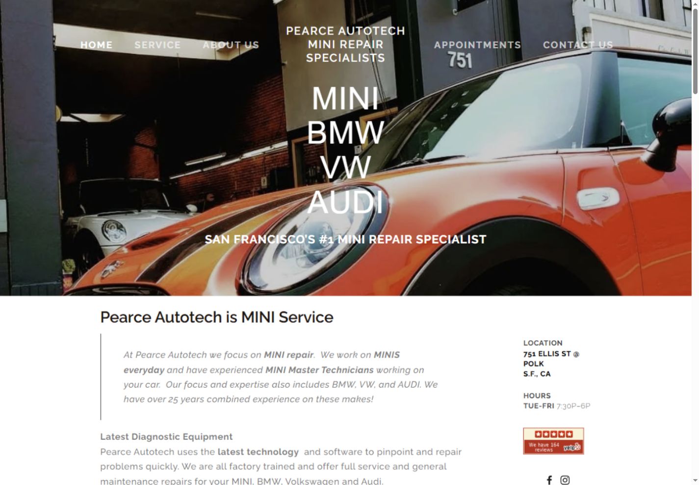 Original Website — current website