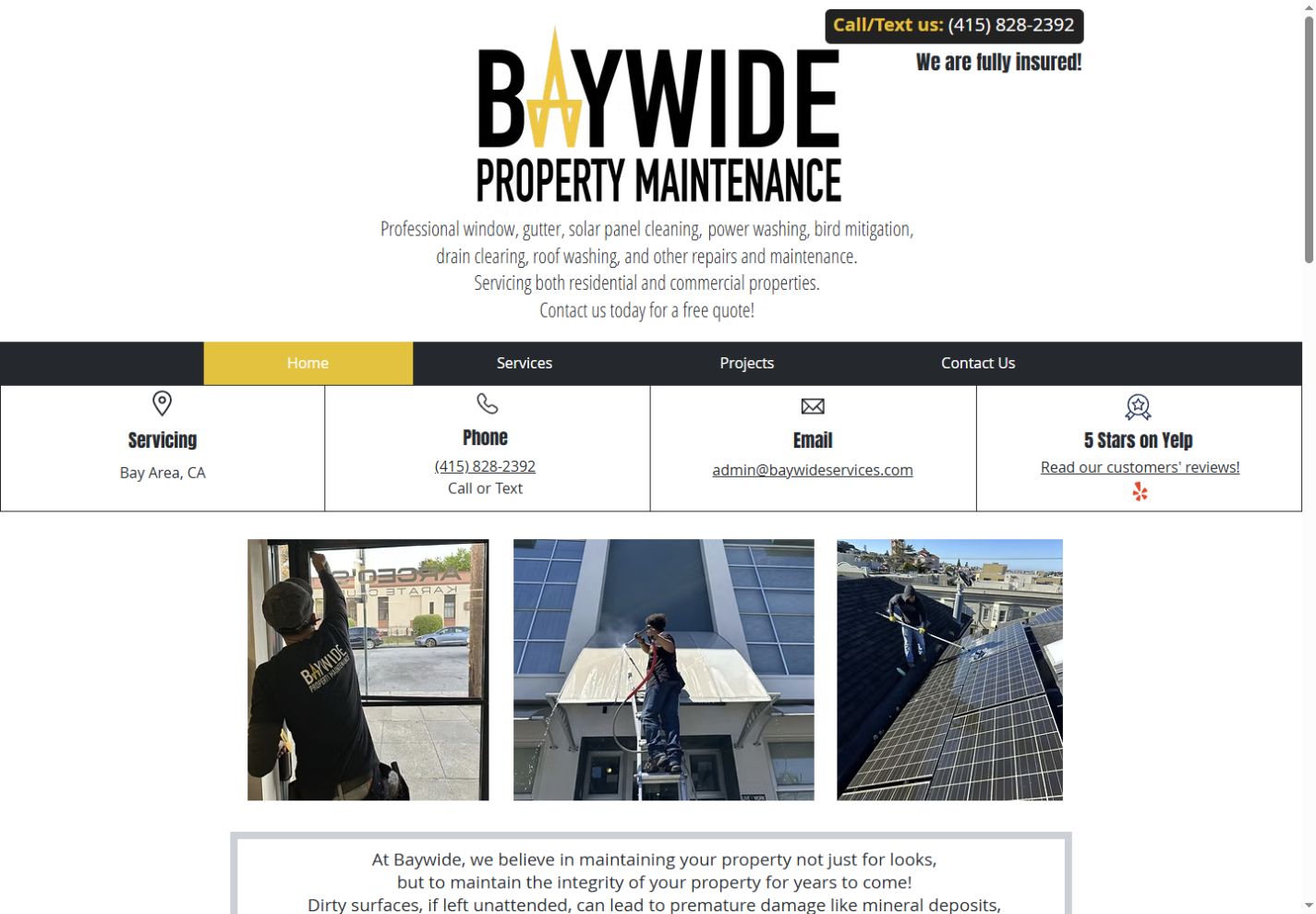 Original Website — current website